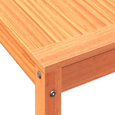 VidaXL Oppottafel met schap 82,5x50x75 cm massief grenenhout wasbruin VidaXL Oppottafel met schap 82,5x50x75 cm massief grenenhout wasbruin