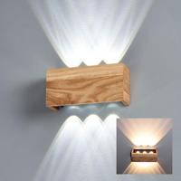 Fischer & Honsel Led wandlampShine-Wood 21cm - 30574 - thumbnail