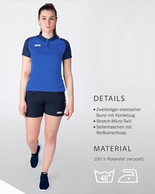 JAKO 6289D Short Allround Dames - Marine - 38