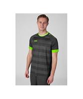 JAKO 4214 Shirt Celtic Melange Km - Antraciet/Lemon - XXL - thumbnail