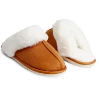 Unique Living sloffen liane leerbruin - thumbnail