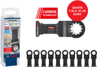 Bosch Accessoires starlock aiz 32 apib bim, wood+metal, curved-tec 32 x 50 - 10 stuks verpakking + expert aiz 32 apilt - 2608902398 - thumbnail