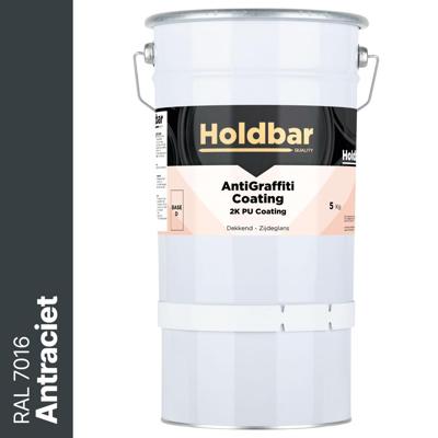 Holdbar Anti Graffiti Coating Antracietgrijs (RAL 7016) 5 Kg