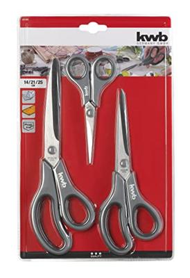 kwb 21595 Huishoudschaar Linkshandig, Rechtshandig Zwart