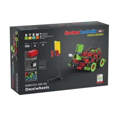 fischertechnik education Uitbreidingsmodule robot Robotics: Add On Omniwheels 559898