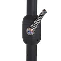 Parasol met aluminium paal 460x270 cm antraciet - thumbnail