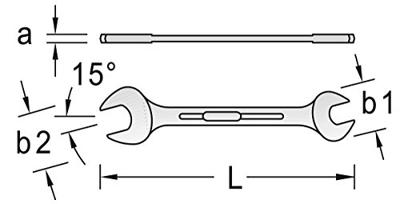 Gedore Steeksleutelset 12-dlg. - 6079750 - thumbnail
