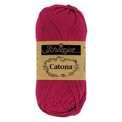 Scheepjes Catona 25g - 192 Scarlet - Haakgaren / Breigaren