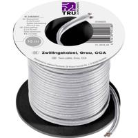 TRU COMPONENTS 93030c503 Draad 0.75 mm² Grijs 10 m - thumbnail
