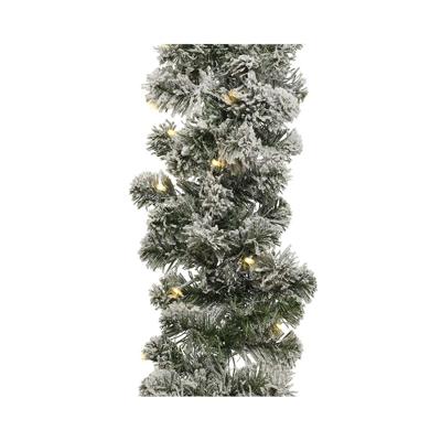 LED-lichtkrans Lumineo Imperial Besneeuwd Warm wit 6,1 m 30 cm
