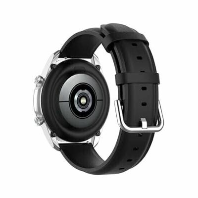 Garmin Venu 2 & 3 - Classic leren bandje - Zwart Garmin Venu 2 & 3 - Classic leren bandje - Zwart
