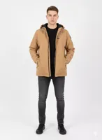 Ombre - Heren Tussenjas - Steekzakken - Rits - Camel - thumbnail