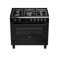 Etna FG190ZWA Gasfornuis Zwart - thumbnail