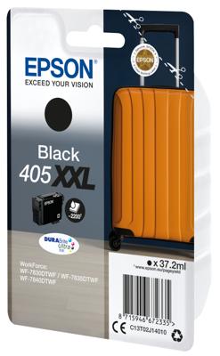 Epson 405XXL 37.2ml Zwarte inktcartridge