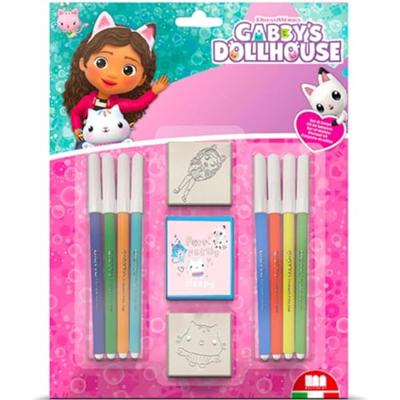 Multiprint Gabby's poppenhuis stempelset, 11dlg.