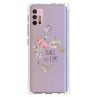 Motorola Moto G30 | G20 | G10 Stevig | Bumper Hoesje | Boho Text - thumbnail