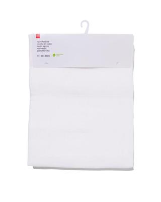 HEMA Hydrofieldoeken 60x60 wit - 4 stuks (wit)