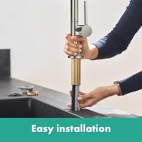 Hansgrohe Talis Keukenmengkraan RVS-Look - thumbnail