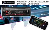 Pioneer MVH-S420BT Autoradio Rood met USB-Bluetooth - thumbnail