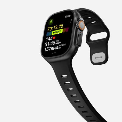 Nomad Tempo Band Apple Watch Ultra 1/ 2/ 3 Zwart