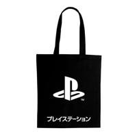 Playstation - Black Katakana Tote Bag - thumbnail