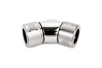EKWB EK-AF Angled 45° 2F G1/4 - Nickel verbinding