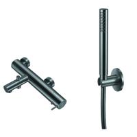 Badset Qisani Flow Opbouw Geborsteld Gun Metal - thumbnail