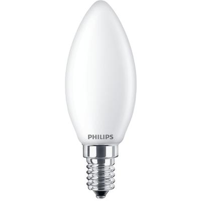 Philips LED filament kaars 4,3-40W E14 827 B35 mat LED3714 Philips LED filament kaars 4,3-40W E14 827 B35 mat LED3714