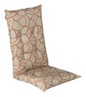 Hartman Tuinkussen 'Pearl' t.b.v. Tuinstoel hoge rug, kleur Oranje - thumbnail