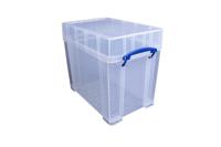 Opbergbox ru 19ltr 395x255x330mm transp wit - thumbnail