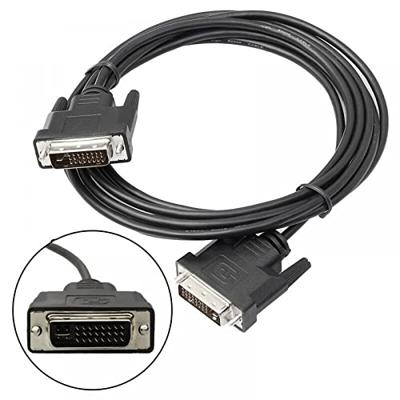 TECHly DVI aansluitkabel 1,80 m ICOC-DVI-8900 zwart [1x DVI-stekker 24+5-pol. - 1x DVI-stekker 24+5