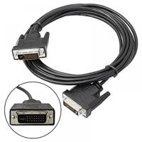 TECHly DVI aansluitkabel 1,80 m ICOC-DVI-8900 zwart [1x DVI-stekker 24+5-pol. - 1x DVI-stekker 24+5 - thumbnail