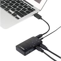 Renkforce USB 3.2 Gen 1-hub 4 poorten Met status-LEDs Zwart - thumbnail