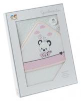 Gamberritos badcape Beertje 100 x 100 cm katoen - thumbnail