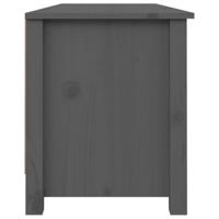 VidaXL Schoenenbank 110x38x45,5 cm massief grenenhout grijs - thumbnail