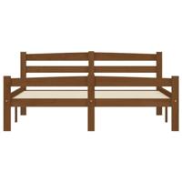 Bedframe massief grenenhout honingbruin 120x200 cm - thumbnail