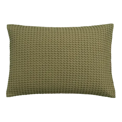 Vandyck home pique martini olive Kussensloop