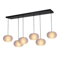 Masterlight 6-lichts hanglampArena met witte kappen - 2721-05-130-25-6-30 - thumbnail