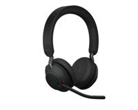 Jabra Evolve2 65 UC On Ear headset Bluetooth Stereo Zwart Volumeregeling, Indicator voor batterijstatus, Microfoon uitschakelbaar (mute) Telefoon - thumbnail