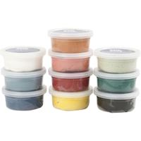 Creativ Company Silk clay, pastelkleuren, 10dlg. - thumbnail