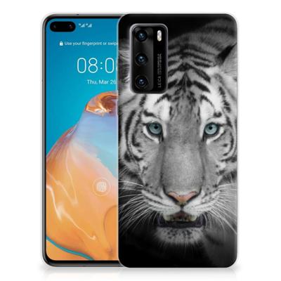 Huawei P40 | TPU Hoesje | Tijger Huawei P40 | TPU Hoesje | Tijger