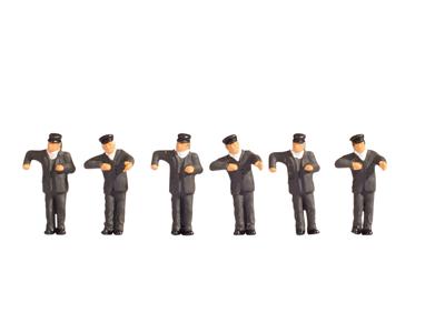 NOCH 36281 N Machinisten stoomlocomotief figuren Geverfd, Staand