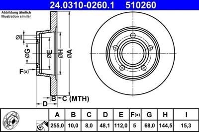 Powerdisc Remschijf 24031002601 Powerdisc Remschijf 24031002601