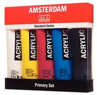 Amsterdam Acrylverf Primairset 5x120 ml - thumbnail