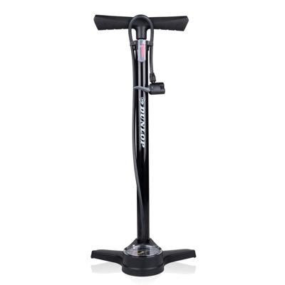 Dunlop Fietspomp met Drukmeter Dubbel Ventiel Hollands Ventiel/Frans Ventiel/Autoventiel