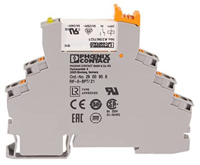 Phoenix Contact RIF-0-RPT-24DC/21AU Relaismodule Nominale spanning: 24 V/DC Schakelstroom (max.): 50 mA 1x wisselcontact 1 stuk(s)