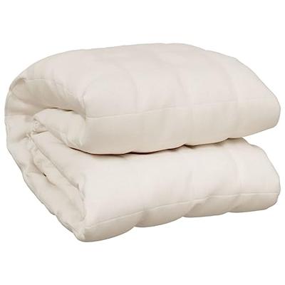 VidaXL Verzwaringsdeken 155x220 cm 11 kg stof lichtcrèmekleurig VidaXL Verzwaringsdeken 155x220 cm 11 kg stof lichtcrèmekleurig
