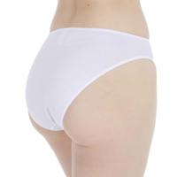 3367 dames bikini slip - Elastisch katoen dames onderbroek- Mini slip wit en zwart - thumbnail