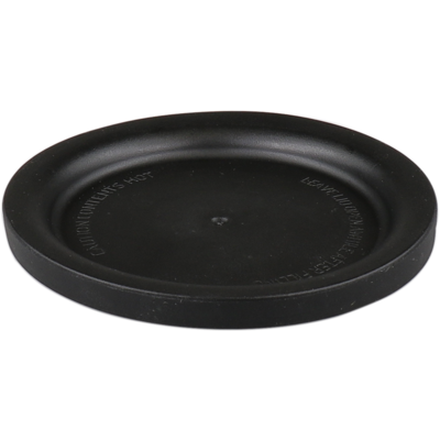 Ornamin Deksel | TPE | reusable | onbreekbaar | zwart | 10 stuks