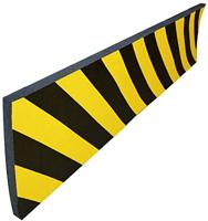 VISO PU 102 NJ Beschermschuim Zwart, Geel (l x b x h) 1000 x 300 x 20 mm - thumbnail